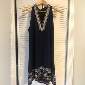 THML Chana Embroidered Shift Dress